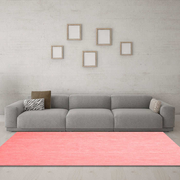 Contemporary Red Washable Rugs