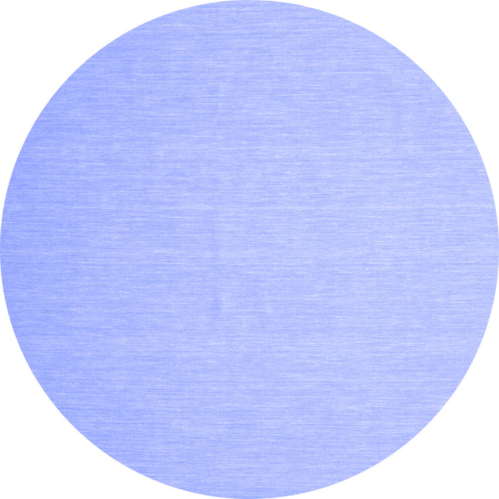 Round Machine Washable Abstract Blue Contemporary Rug, wshcon564blu