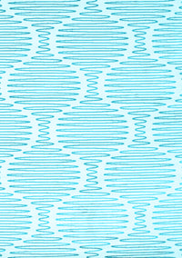 Abstract Light Blue Contemporary Rug, con565lblu