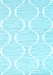 Abstract Light Blue Contemporary Rug, con565lblu