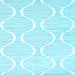 Square Abstract Light Blue Contemporary Rug, con565lblu