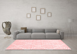 Contemporary Red Washable Rugs