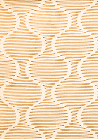 Abstract Orange Contemporary Rug, con565org