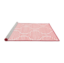 Contemporary Red Washable Rugs