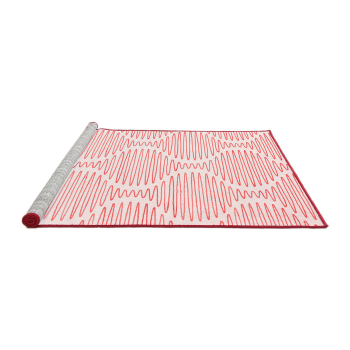 Contemporary Red Washable Rugs