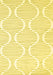 Abstract Yellow Contemporary Rug, con565yw