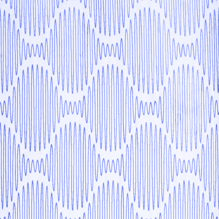 Square Abstract Blue Contemporary Rug, con565blu