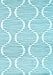 Abstract Light Blue Contemporary Rug, con566lblu