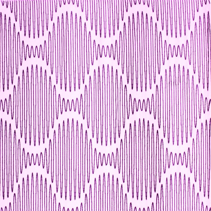 Square Abstract Pink Contemporary Rug, con566pnk