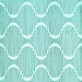 Square Abstract Turquoise Contemporary Rug, con566turq