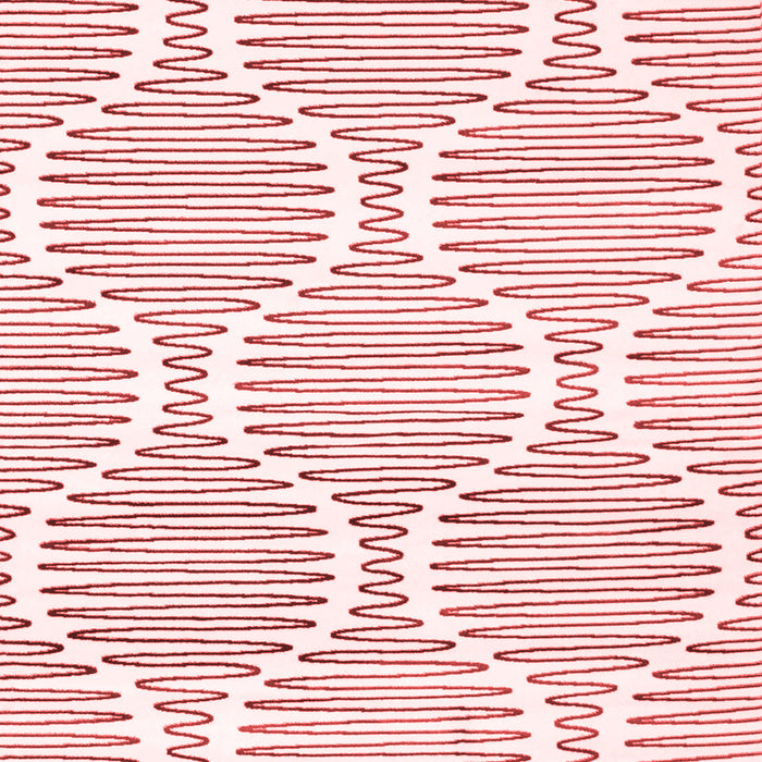 Abstract Red Contemporary Area Rugs