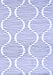 Abstract Blue Contemporary Rug, con566blu