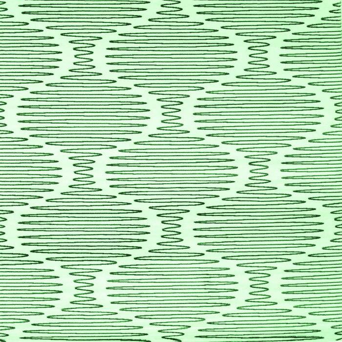Square Abstract Emerald Green Contemporary Rug, con566emgrn
