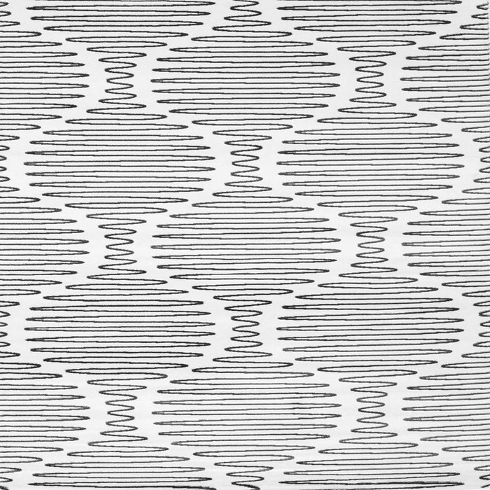 Serging Thickness of Abstract Gray Contemporary Rug, con566gry
