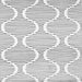 Serging Thickness of Abstract Gray Contemporary Rug, con566gry