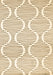 Machine Washable Abstract Brown Contemporary Rug, wshcon566brn