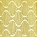 Square Machine Washable Abstract Yellow Contemporary Rug, wshcon566yw