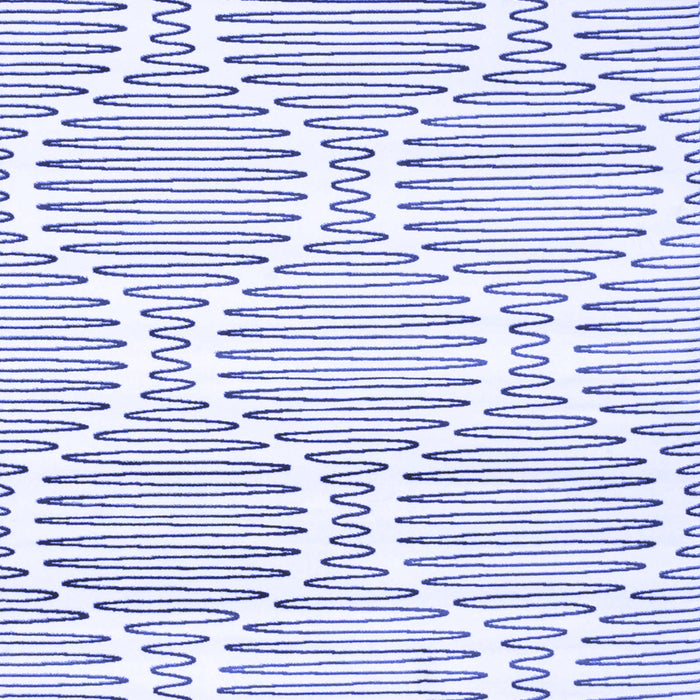 Abstract Blue Contemporary Rug, con566blu