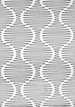 Abstract Gray Contemporary Rug, con566gry