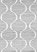 Abstract Gray Contemporary Rug, con566gry