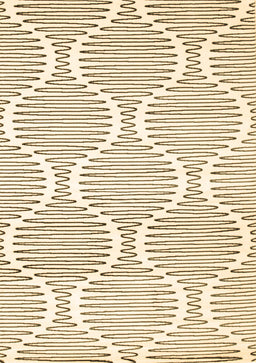 Abstract Brown Contemporary Rug, con566brn
