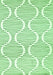 Abstract Green Contemporary Rug, con566grn