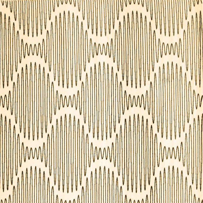 Square Machine Washable Abstract Brown Contemporary Rug, wshcon566brn