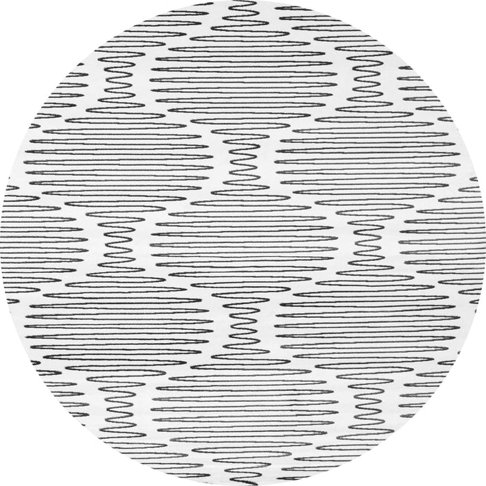 Square Abstract Gray Contemporary Rug, con566gry