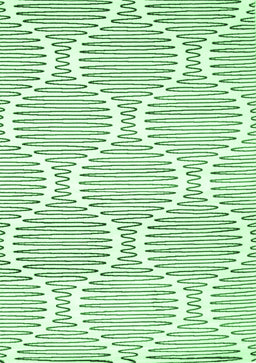 Abstract Emerald Green Contemporary Rug, con566emgrn