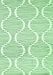 Abstract Emerald Green Contemporary Rug, con566emgrn