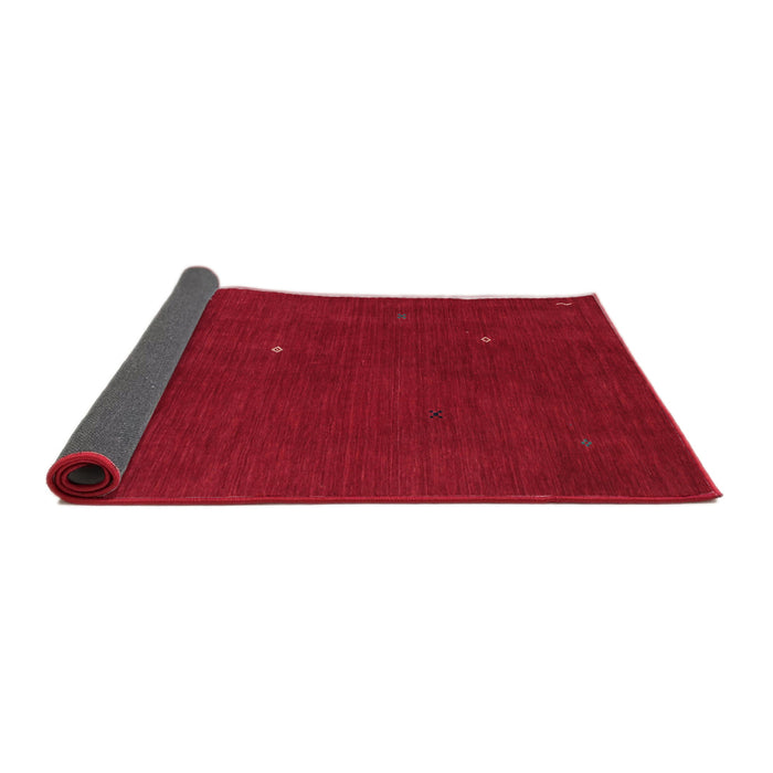 Thickness of Contemporary Red Modern Rug, con567