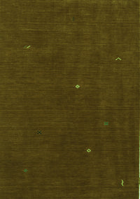 Abstract Green Contemporary Rug, con567grn