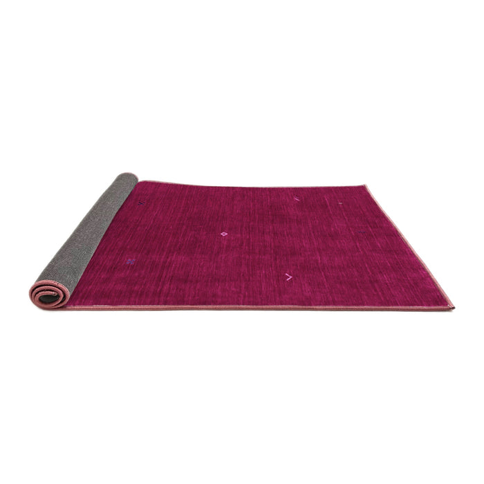 Sideview of Abstract Pink Contemporary Rug, con567pnk