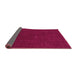 Sideview of Abstract Pink Contemporary Rug, con567pnk