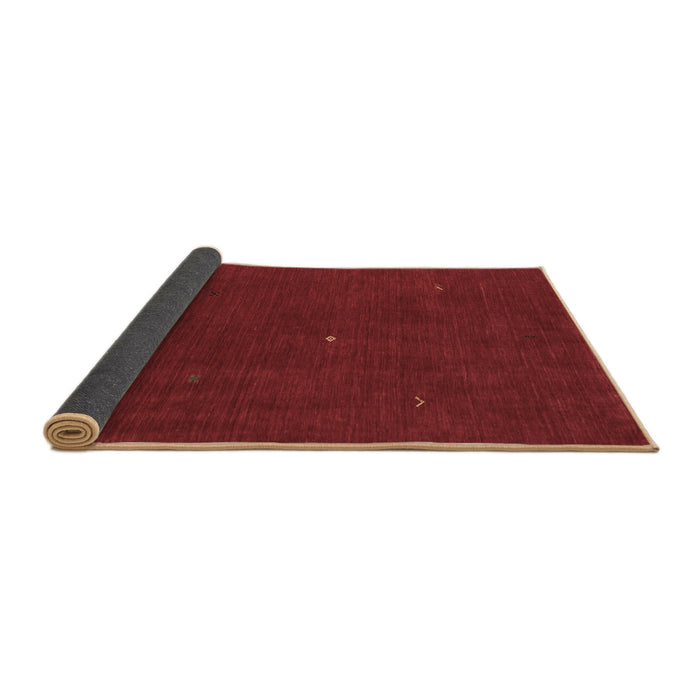 Sideview of Abstract Brown Contemporary Rug, con567brn