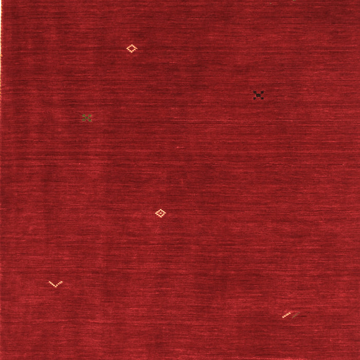 Abstract Orange Contemporary Rug, con567org