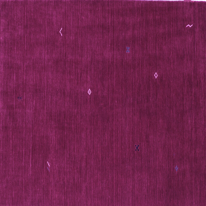 Square Abstract Purple Contemporary Rug, con567pur