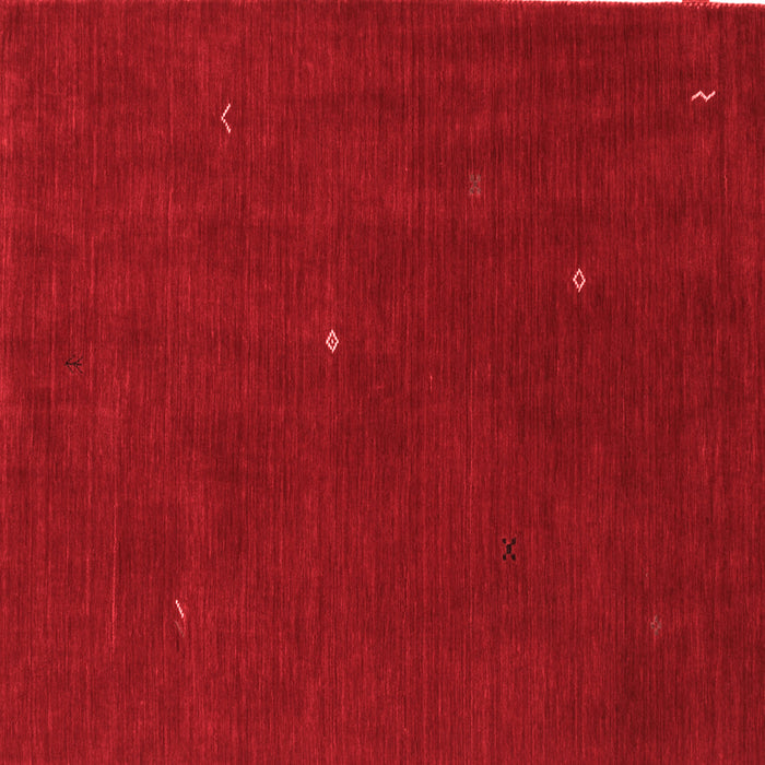 Machine Washable Abstract Red Contemporary Rug, wshcon567red