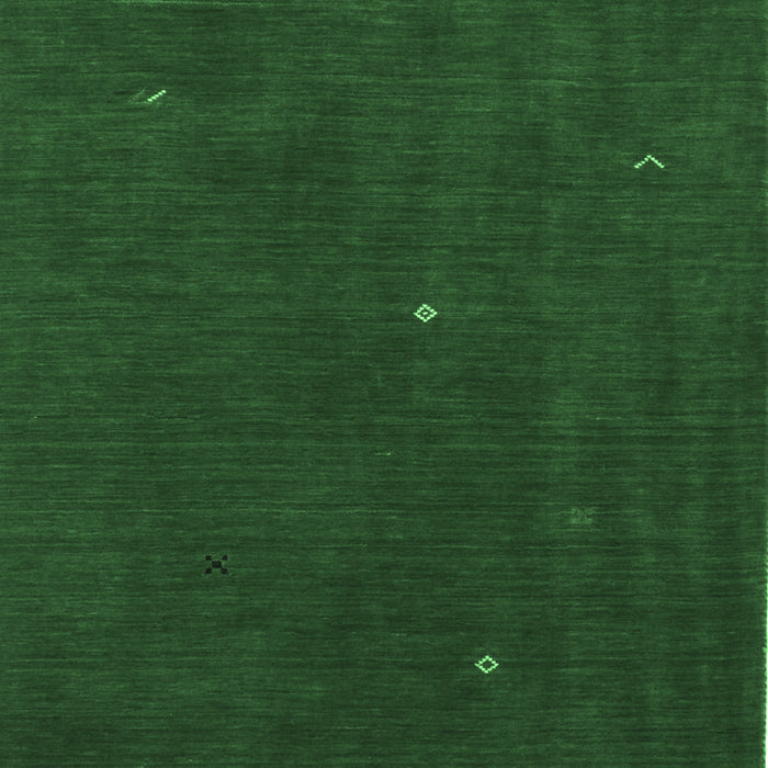 Machine Washable Abstract Emerald Green Contemporary Area Rugs, wshcon567emgrn
