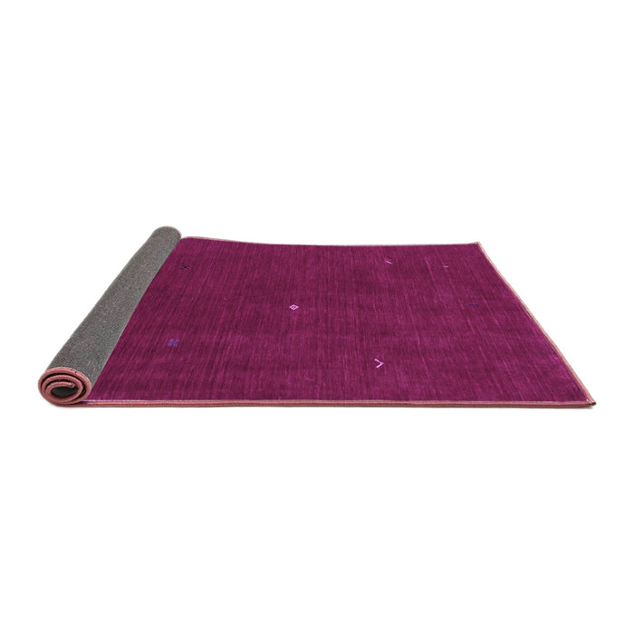 Sideview of Abstract Purple Contemporary Rug, con567pur