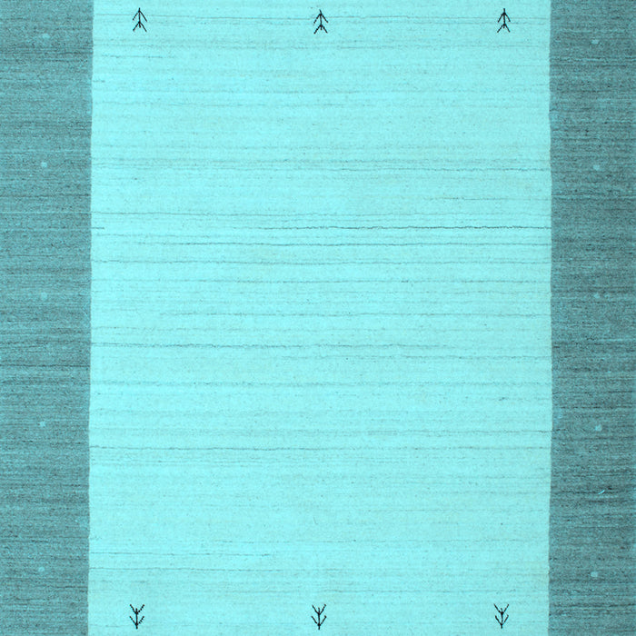 Machine Washable Solid Light Blue Modern Rug, wshcon568lblu