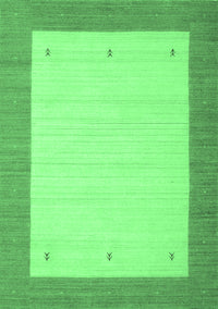 Solid Emerald Green Modern Rug, con568emgrn