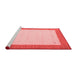 Modern Red Washable Rugs