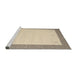 Serging Thickness of Machine Washable Contemporary Brown Rug, wshcon569