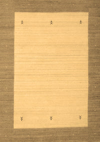 Solid Brown Modern Rug, con569brn