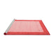 Modern Red Washable Rugs