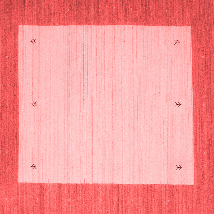 Solid Red Modern Rug, con569red