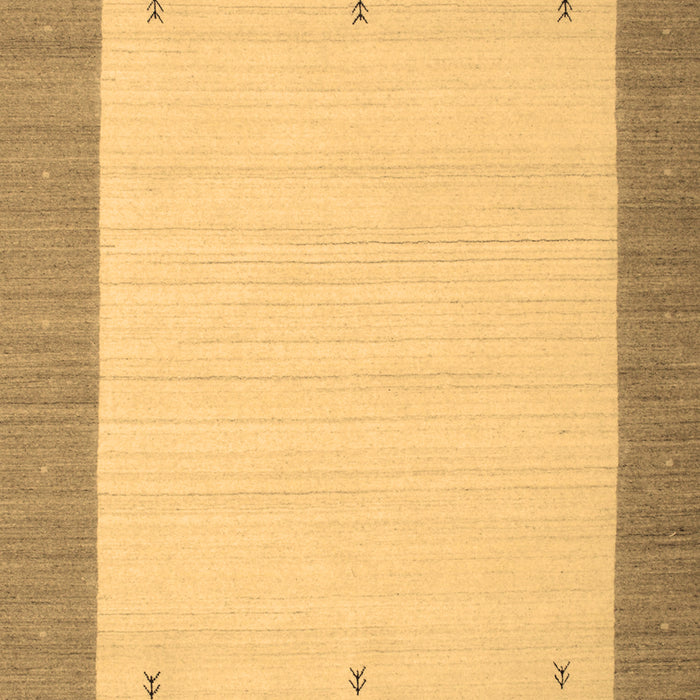 Machine Washable Solid Brown Modern Rug, wshcon569brn
