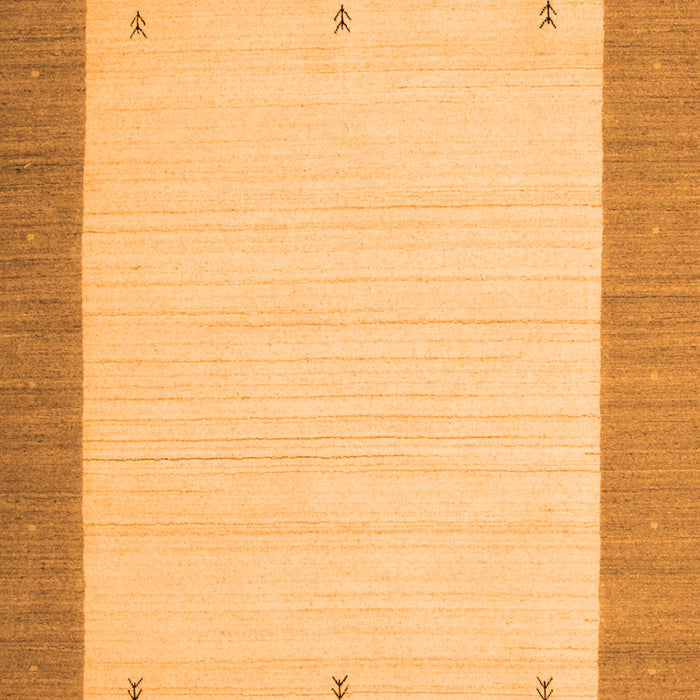Solid Orange Modern Rug, con569org