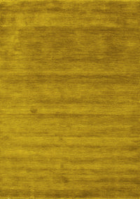 Abstract Yellow Contemporary Rug, con56yw